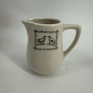Vintage Bull & Bear Creamer, Mayer China‎ Beaver Falls, PA USA